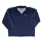 Vintage Y2K Reebok navy blue minimal shell track windbreaker qtr jacket size XXL